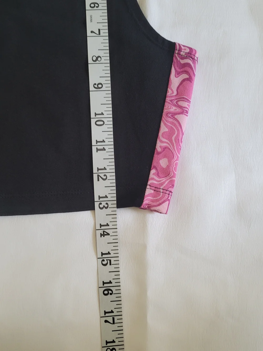 Puma Women’s Black & Pink Sports Crop Top Size M - Picture 8 of 10